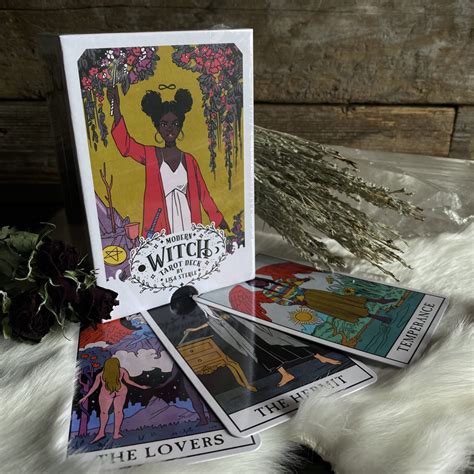 Stylish witch tarot deck